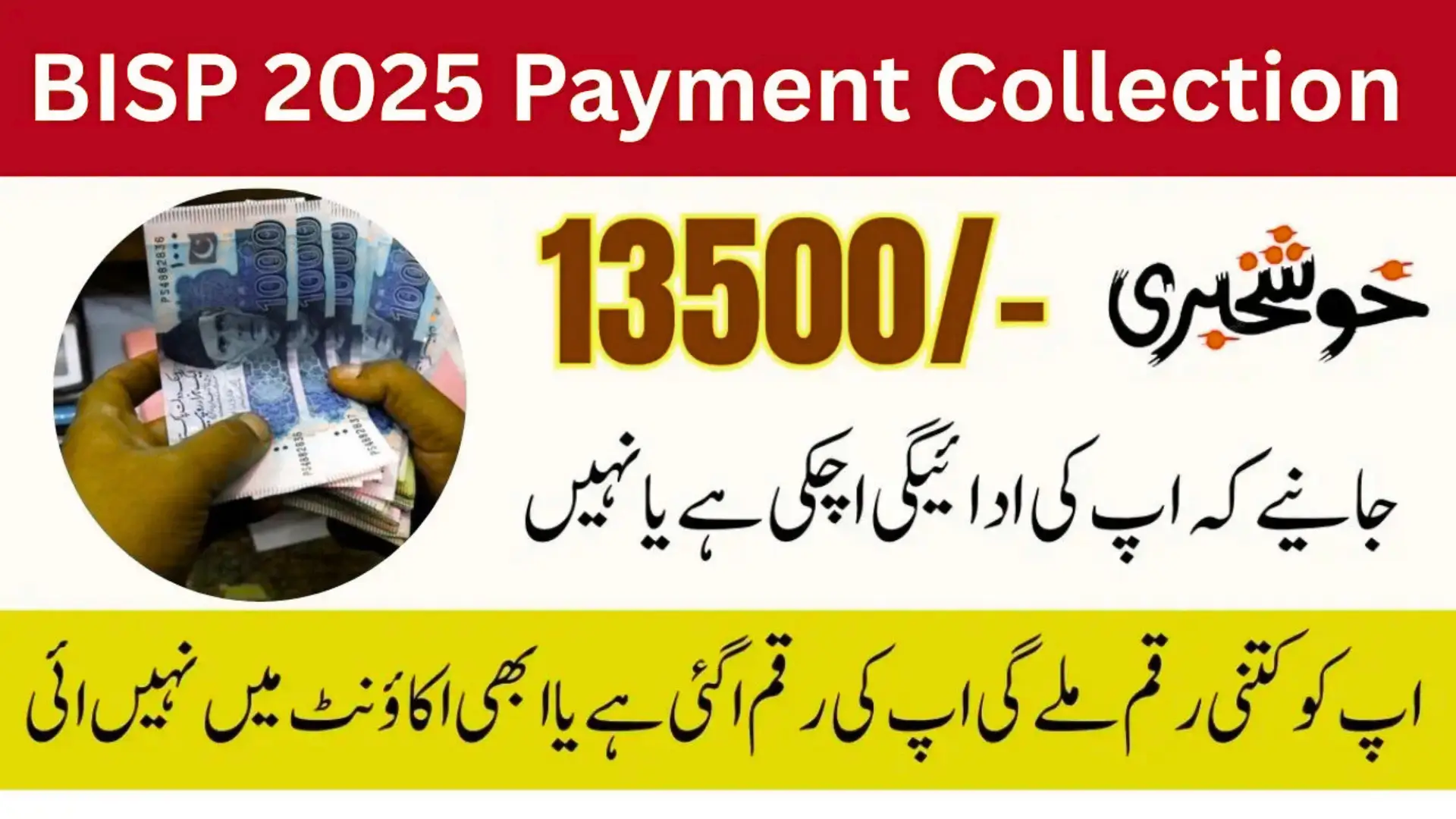 BISP Ehsaas Kafalat Payment Collection Channels