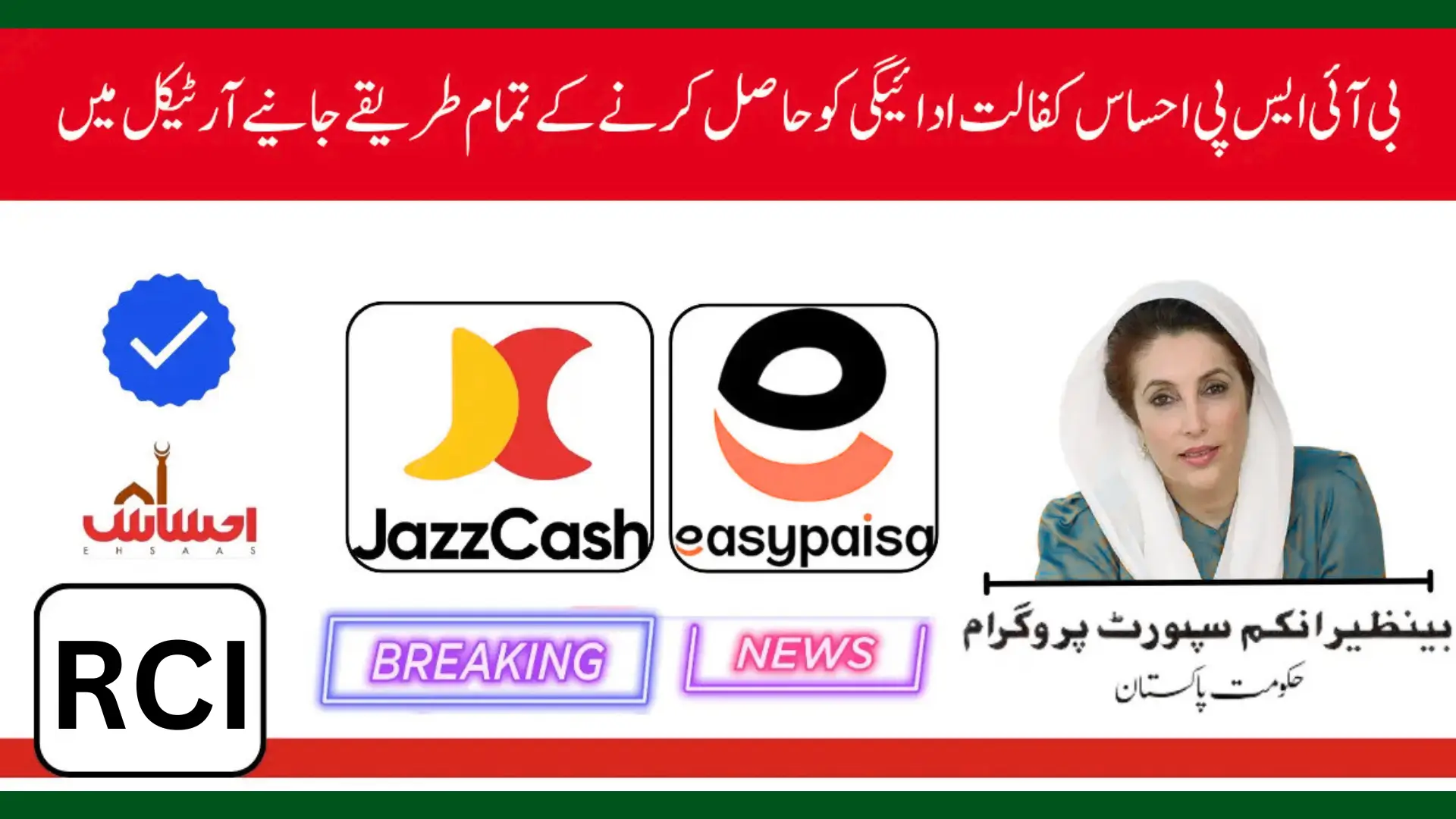 Ehsaas Kafalat Payment Collection Channels 2025